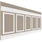 Ekena Millwork Wainscot Paneling Kit, Urethane, 94-1/2 in L, Factory Primed WPKUSQ031P036 - alternate 3